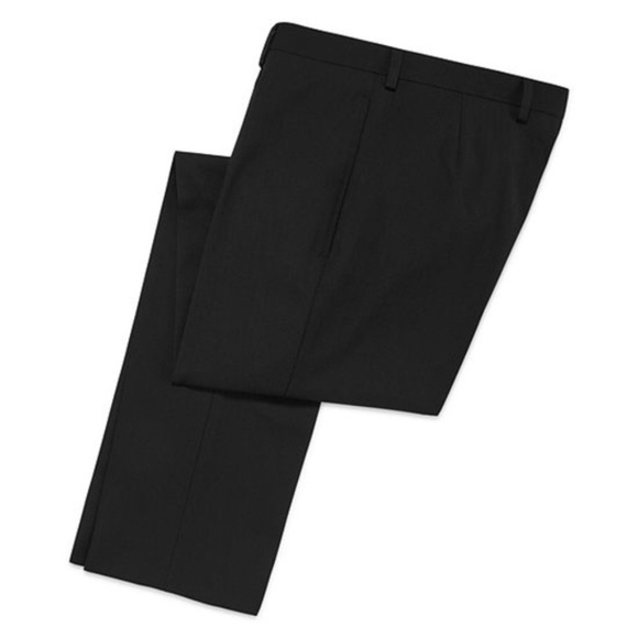 Van Heusen Boys Black Dress Pants Regular